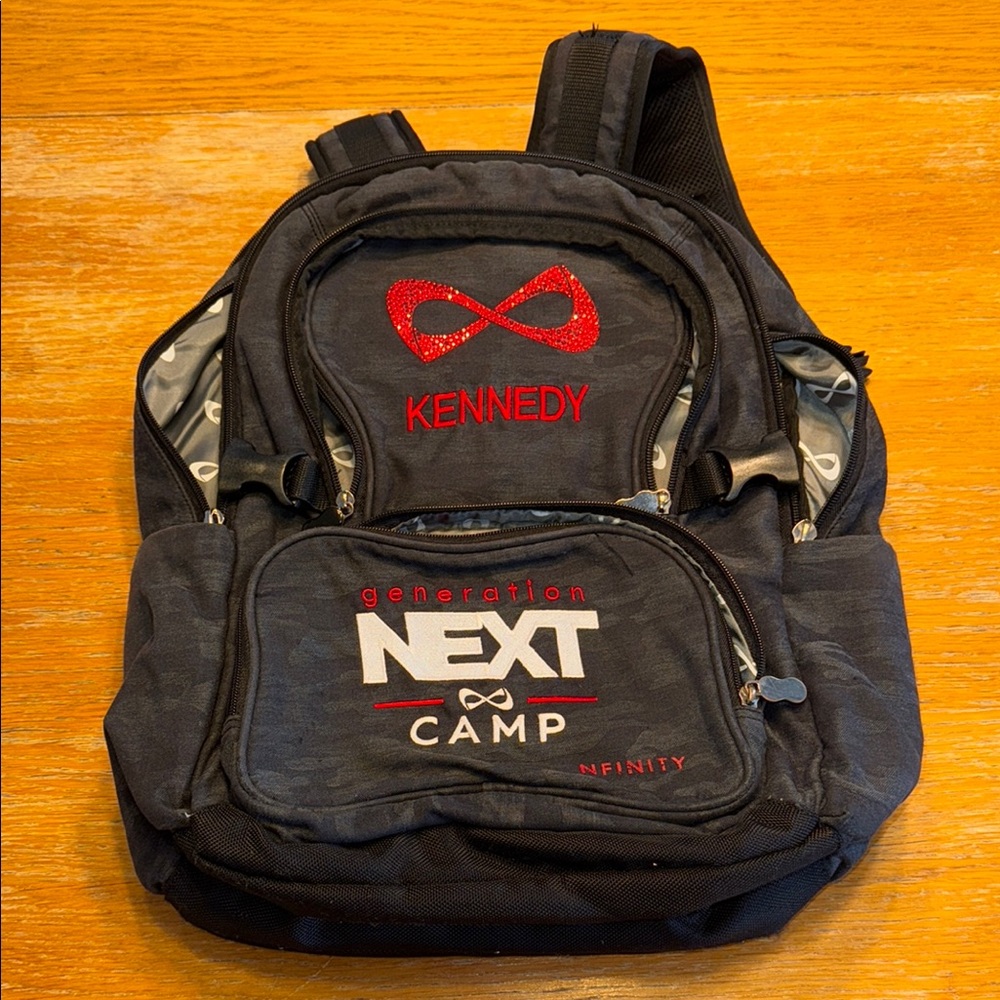 NFINITY Black Backpack Durable Athletic Design
